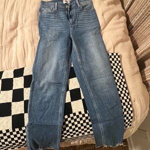 PAIGE cutoff ankle jeans